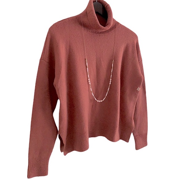 LOFT Relaxed Turtleneck Sweater - Picture 4 of 16